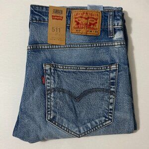 Levi's 511 Denim Slim Fit Men's Jeans Size 36x32